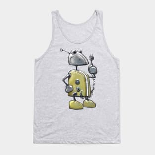 Little Yellow Robot Tank Top